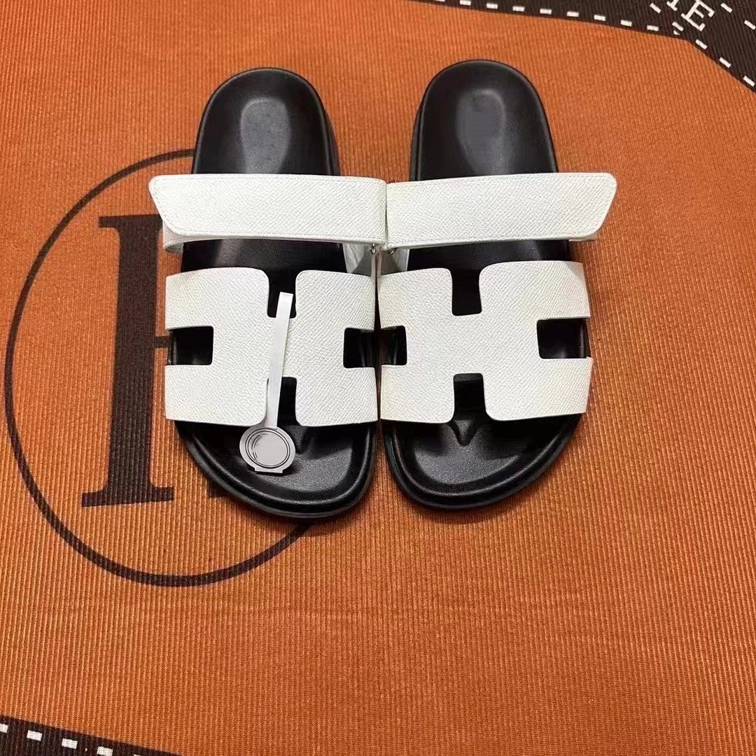 Hermès Oran Slide Sandals Green and Light Blue Suede Slippers - 14