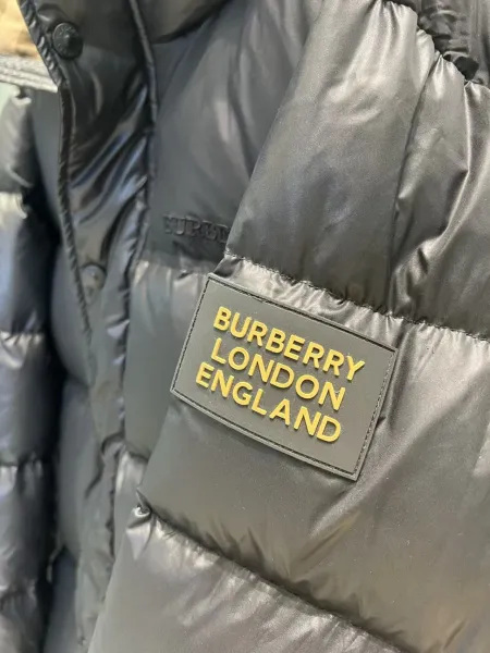 Burberry London England Down Jacket Black - 11