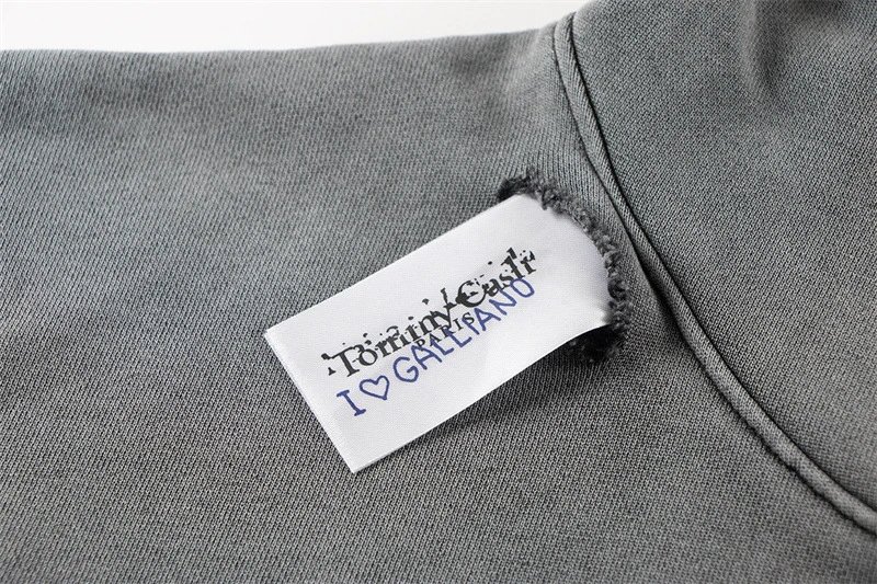 Tommy Cash Paris Distressed Gray Hoodie - 16