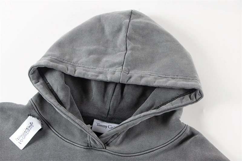 Tommy Cash Paris Distressed Gray Hoodie - 12