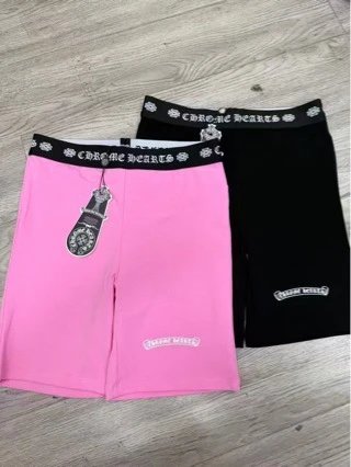 Chloe McFadden Pink And Black Athletic Shorts