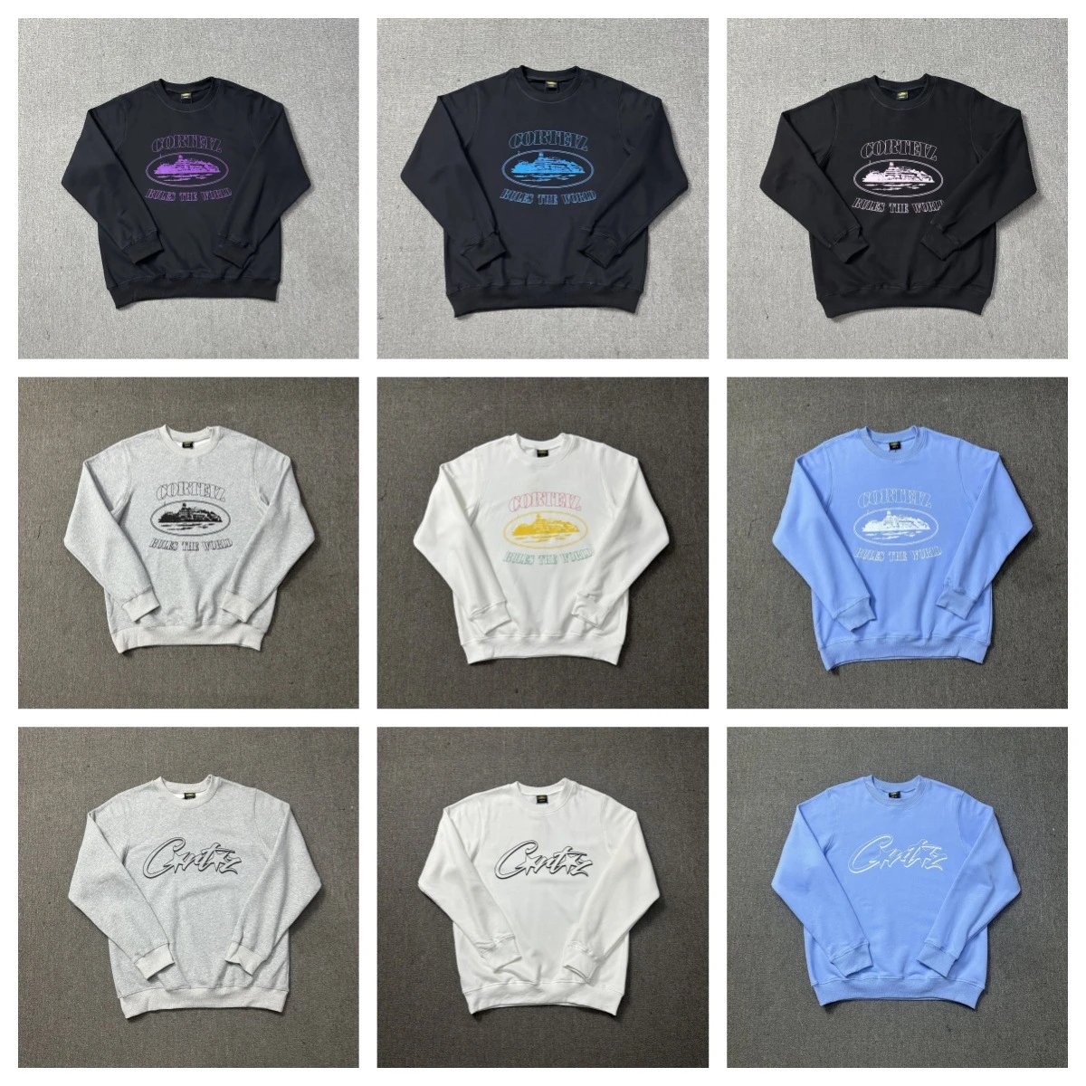 Cortez Crewneck Sweatshirt Multicolour Casual Hoodies