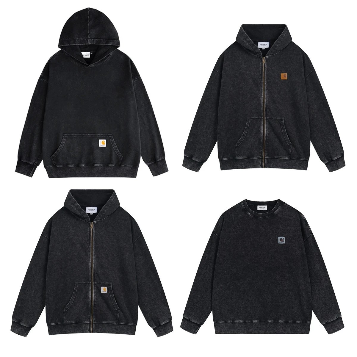 Carhartt Hooded Black Casual Sweatshirt