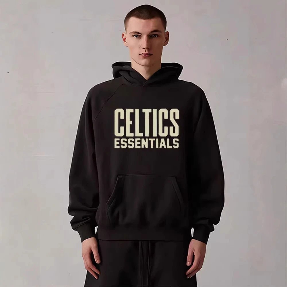 Celtics Essentials Black Hoodie