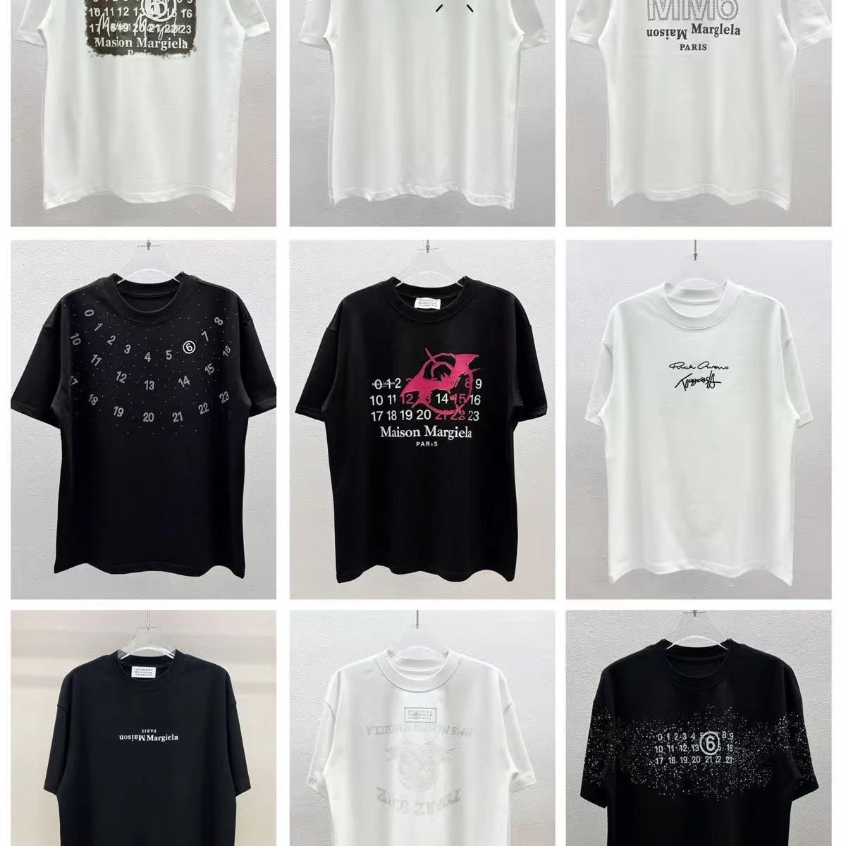 Maison Margiela T-Shirt Black Graphic Print