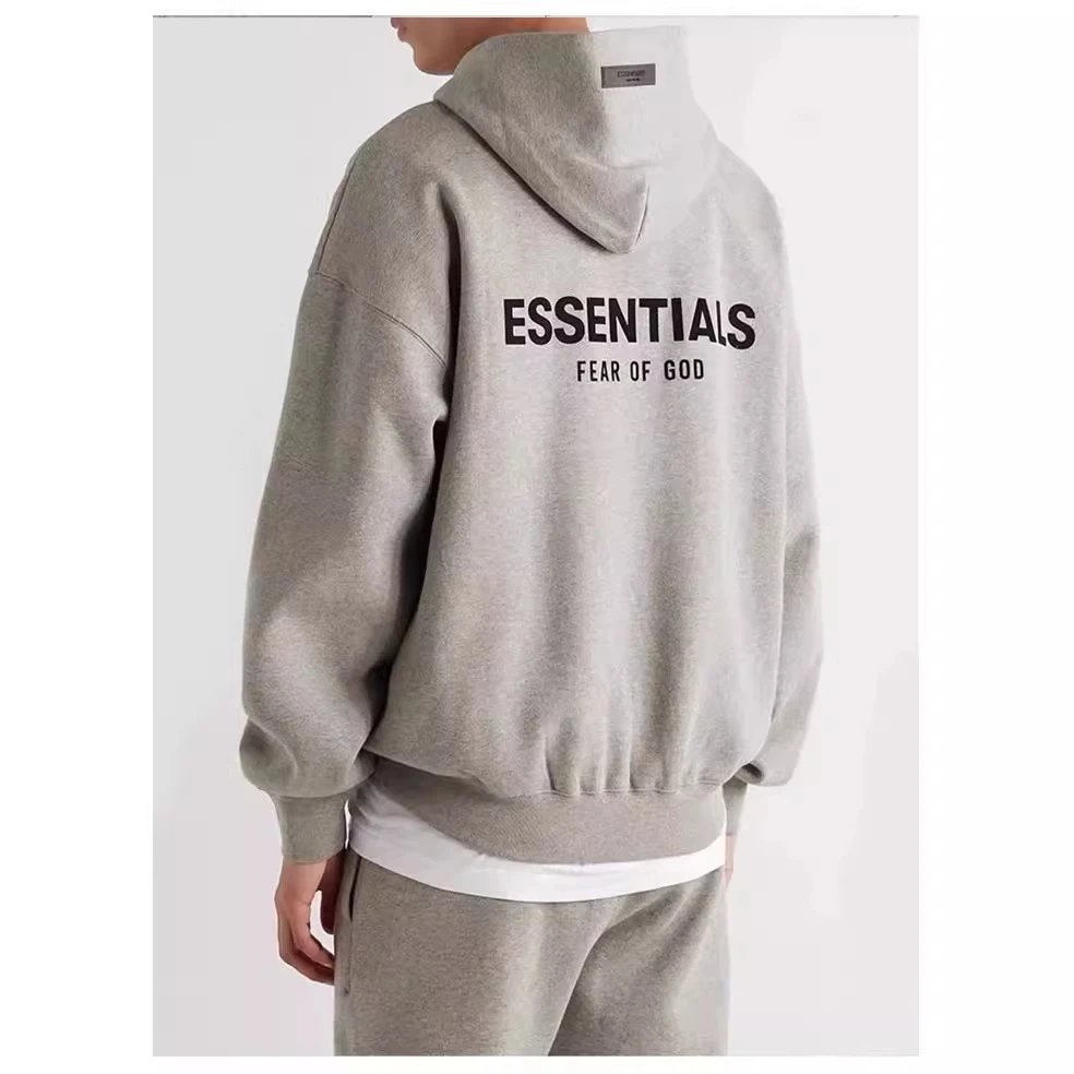 Fear Of God Essentials Grey Hoodie