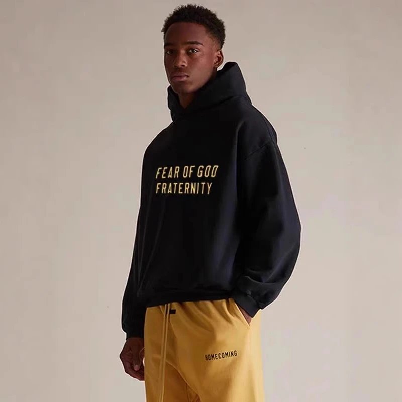 Fear Of God Fraternity Black Hoodie