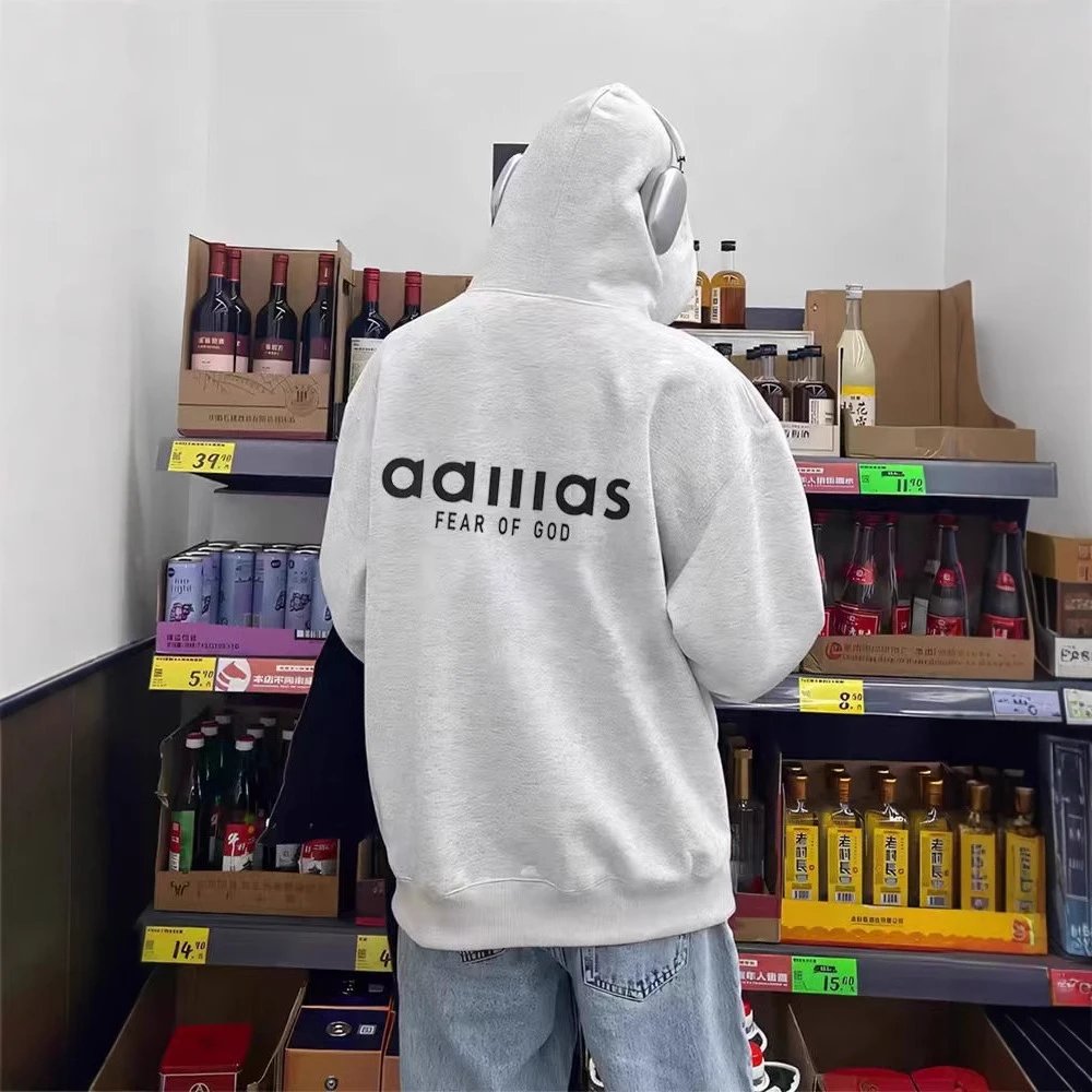 Aaliias Fear Of God White Hoodie