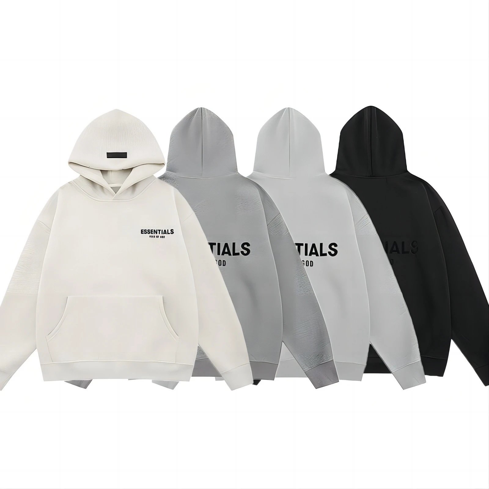 Essentials Hoodie White Casual Sweatshirt