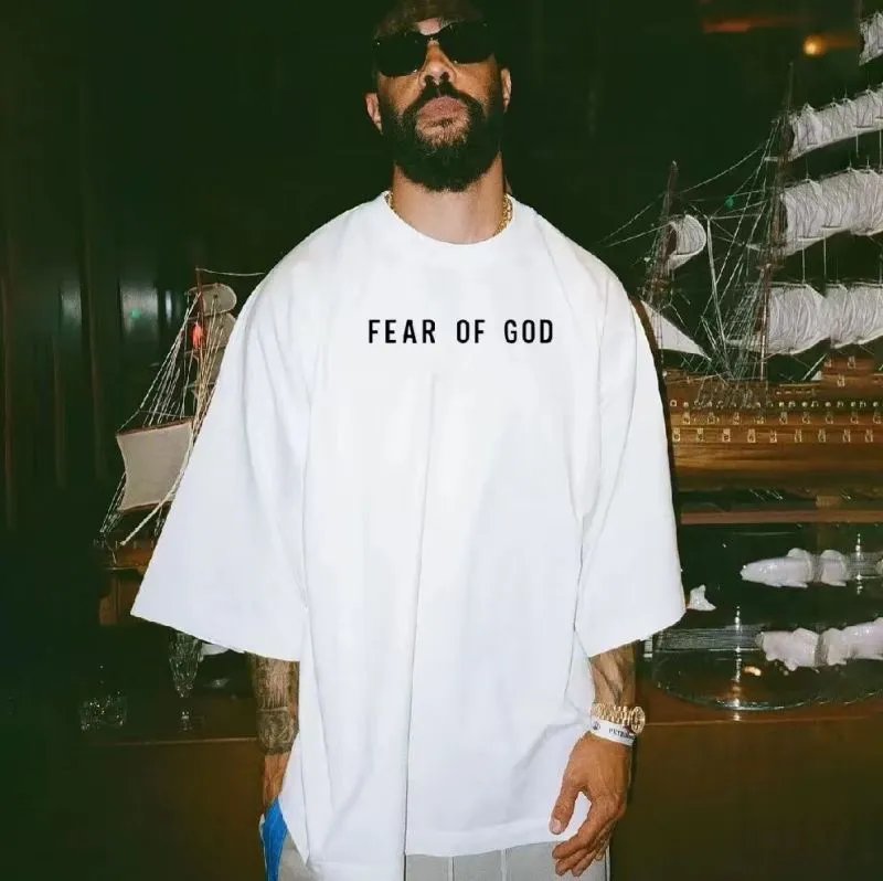 Fear Of God Oversized White T-Shirt