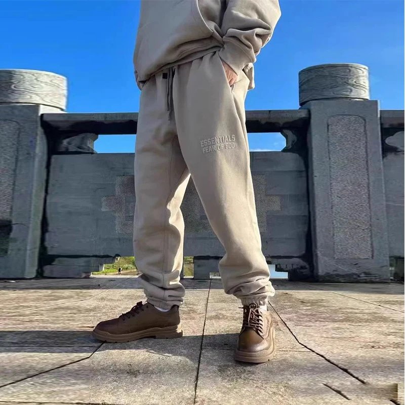 Fear Of God Essentials Beige Casual Sweatpants