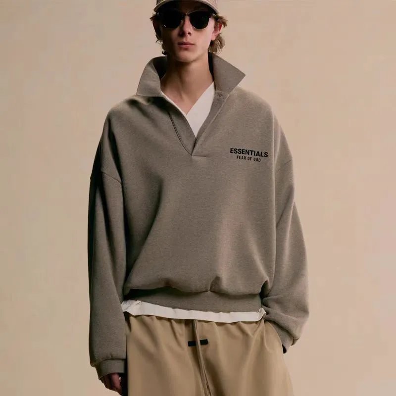 Essentials Pullover Grey Casual Sweater