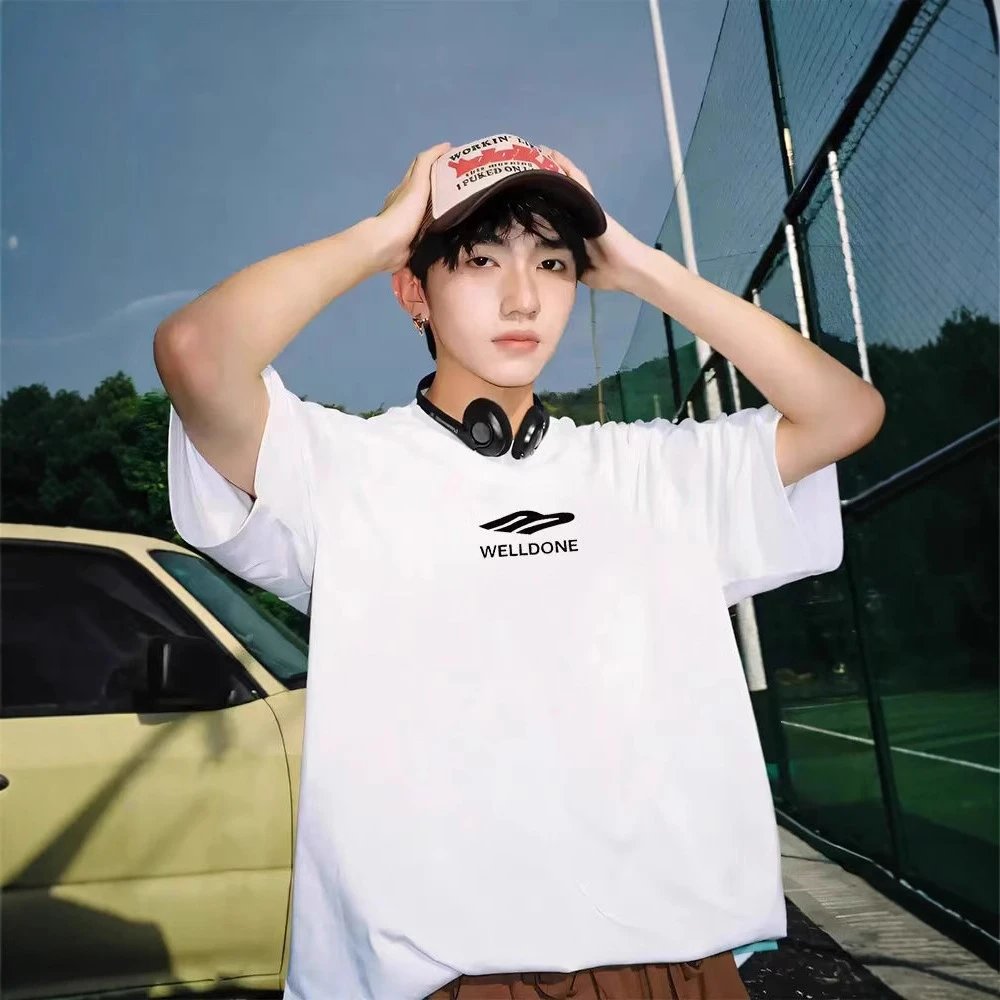 WellDone Logo White Casual T-Shirt