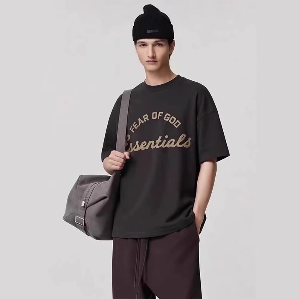 Fear Of God Essentials Black Oversized T-Shirt