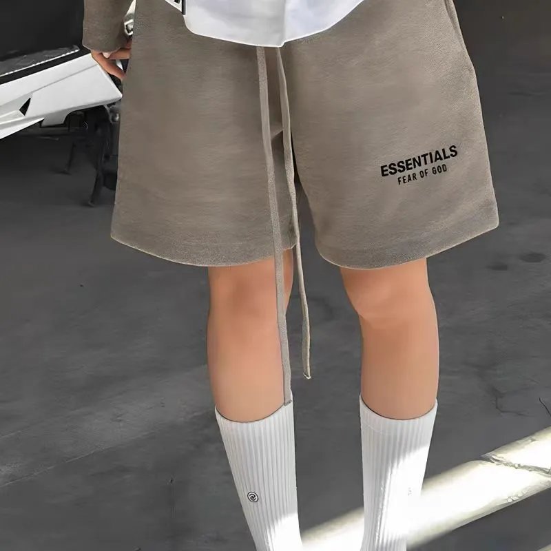 Fear Of God Essentials Grey Casual Shorts