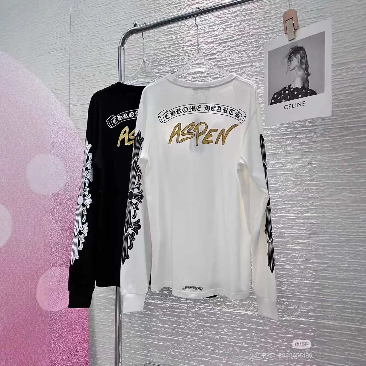 Chrome Hearts Aspen White Long Sleeve T-Shirt