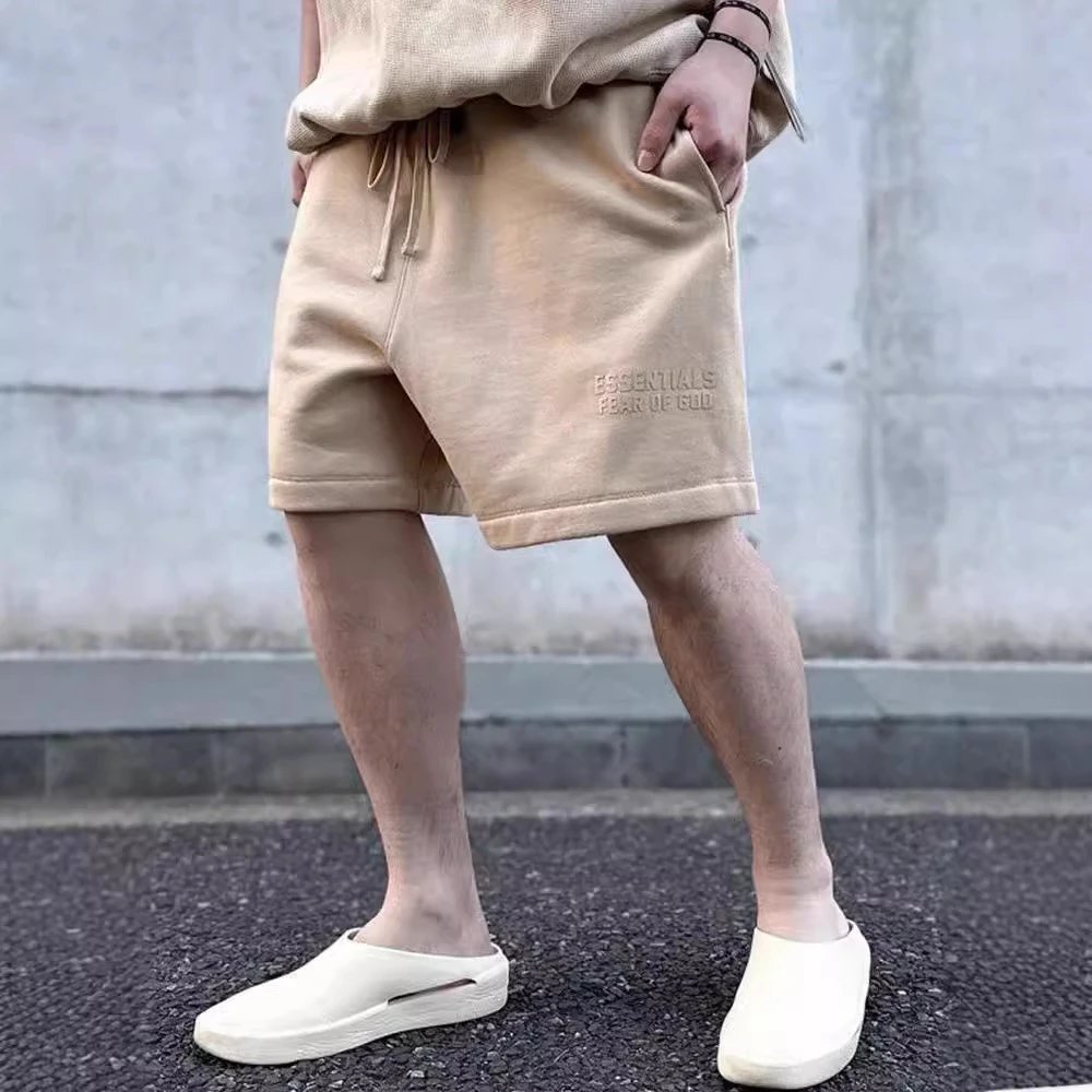 Fear Of God Essentials Beige Casual Shorts