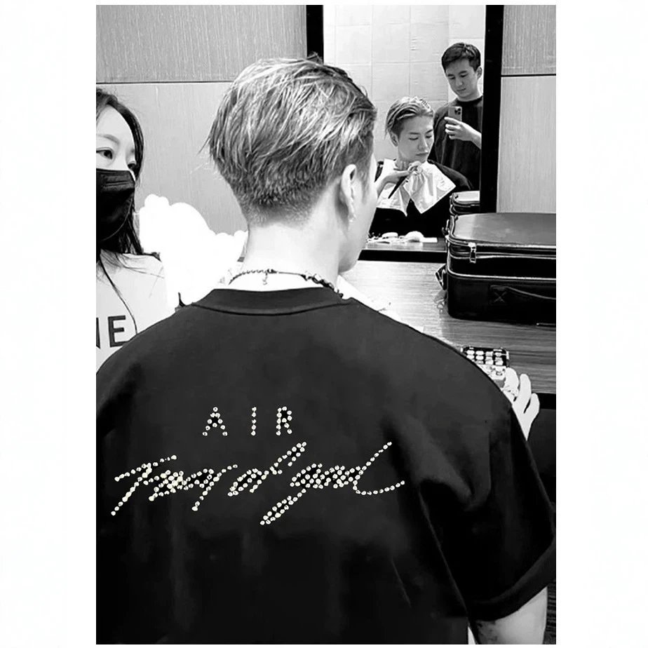 Air Theory of Love Black Casual T-Shirt
