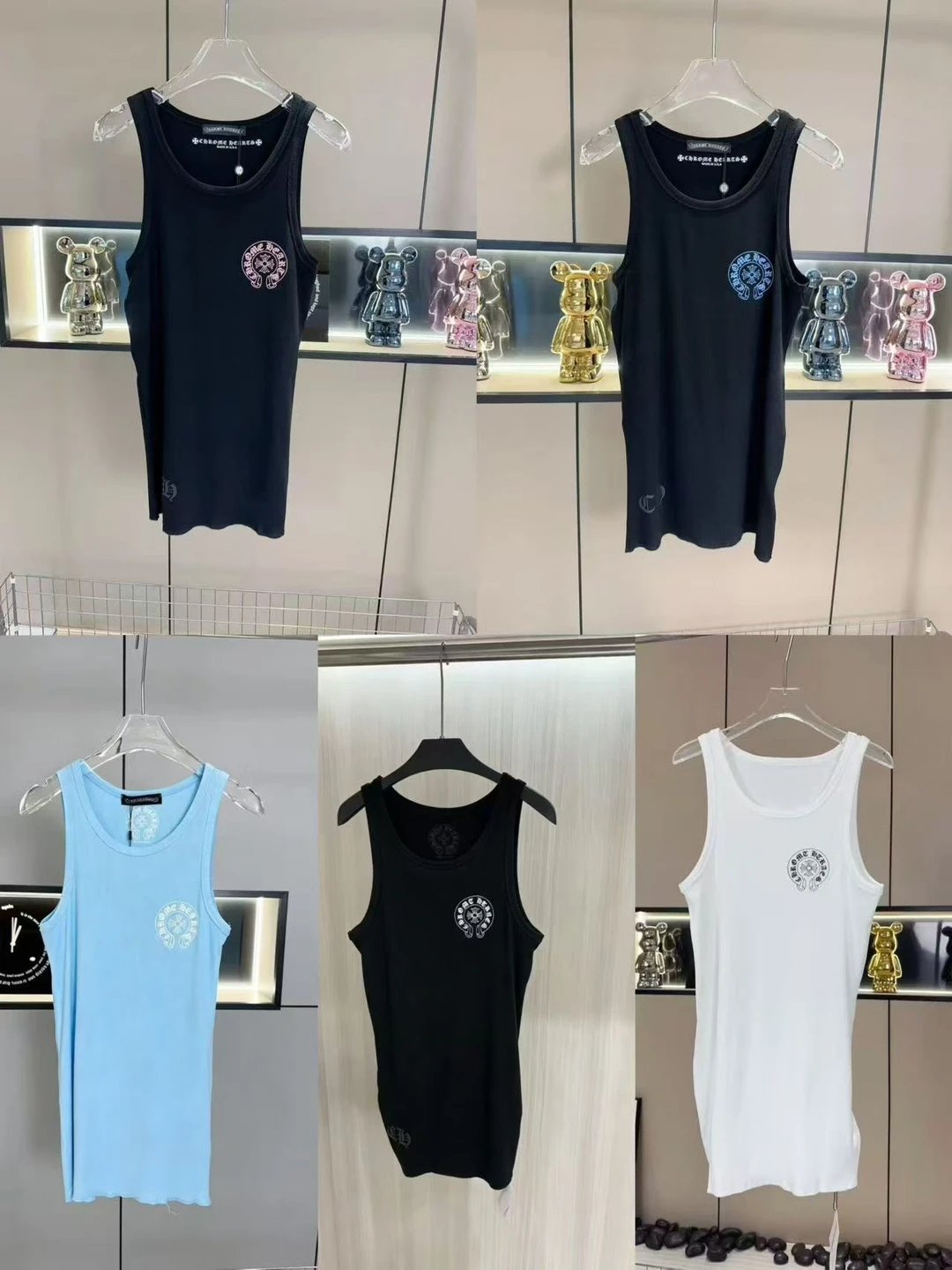 Charm Street Tank Top Black Casual Vest