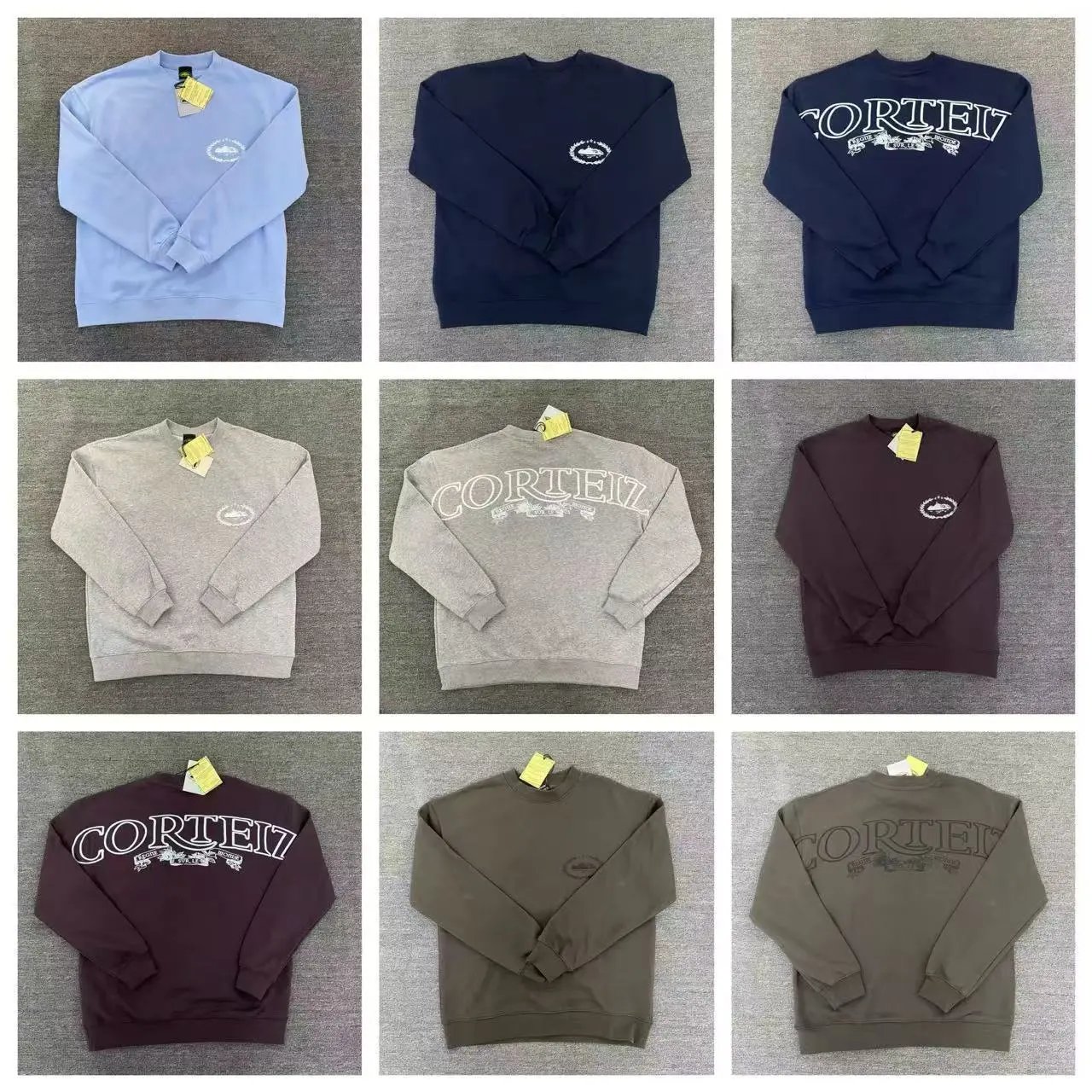 Corteiz Crewneck Light Blue Casual Sweatshirt