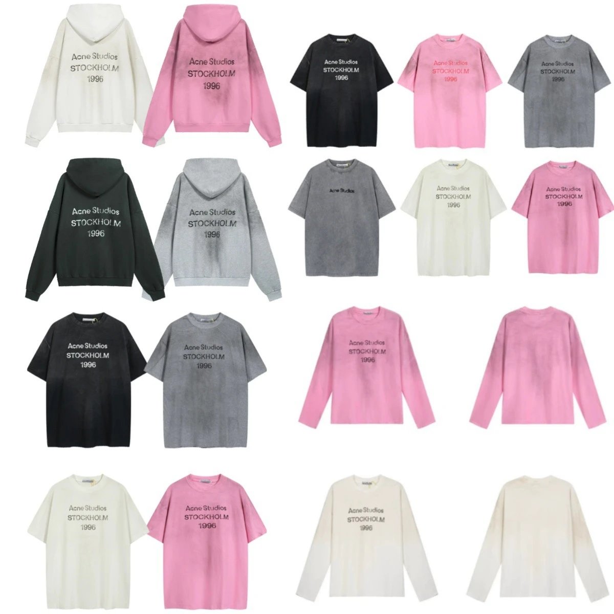 Acne Studios Stockholm 1996 Pink Hoodie