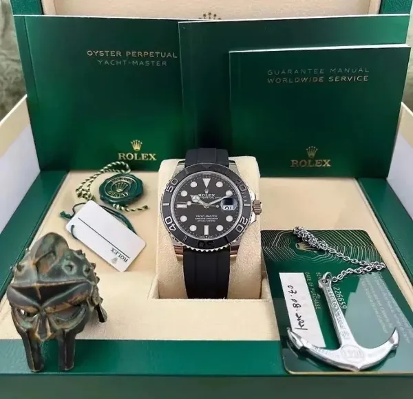 Rolex Oyster Perpetual Datejust Green Dial Diamond-Set Watch - 11