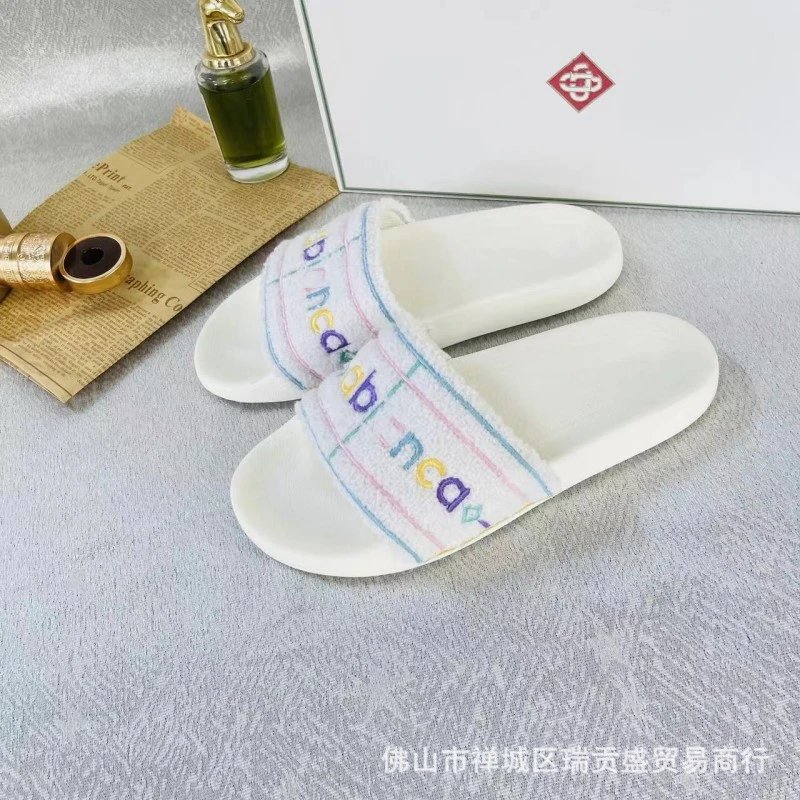 C&A Slippers Embroidered slide — Letter style