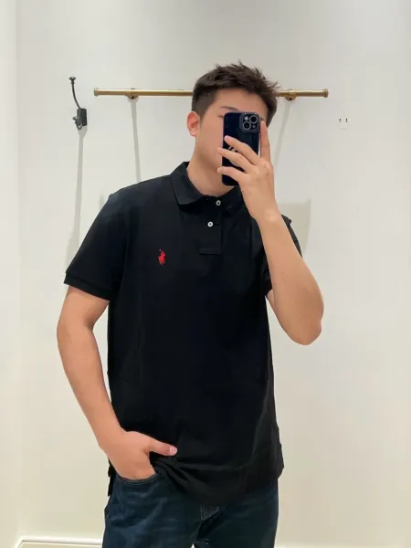 Ralph Lauren Classic Fit Polo Gray - 3