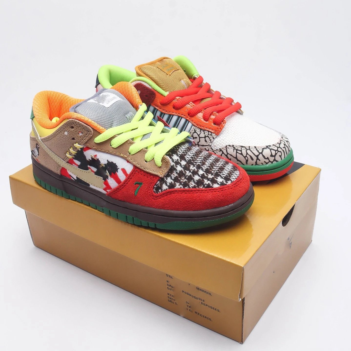 Graffiti Colorblock SB Casual Sneaker photo 7
