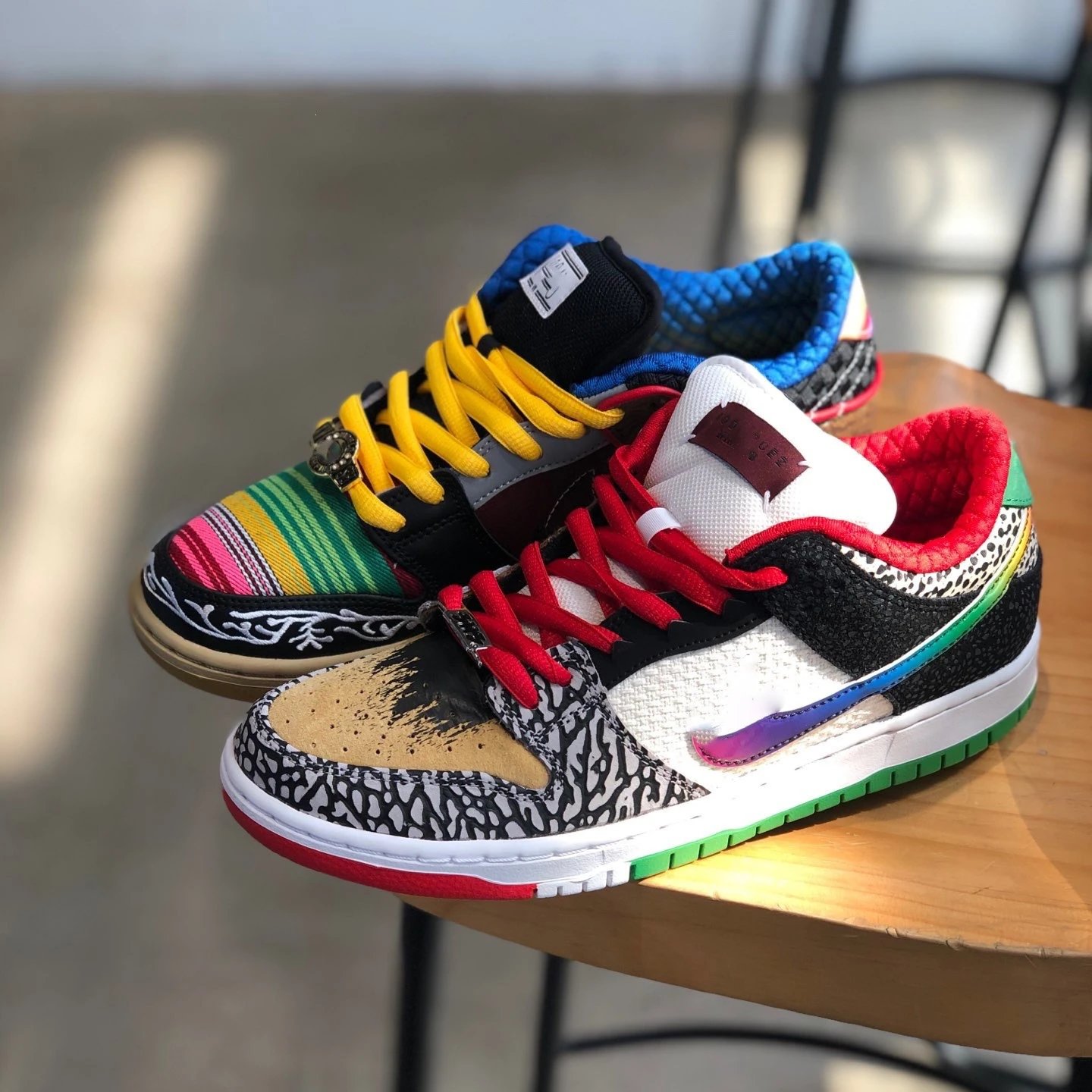 Graffiti Colorblock SB Casual Sneaker