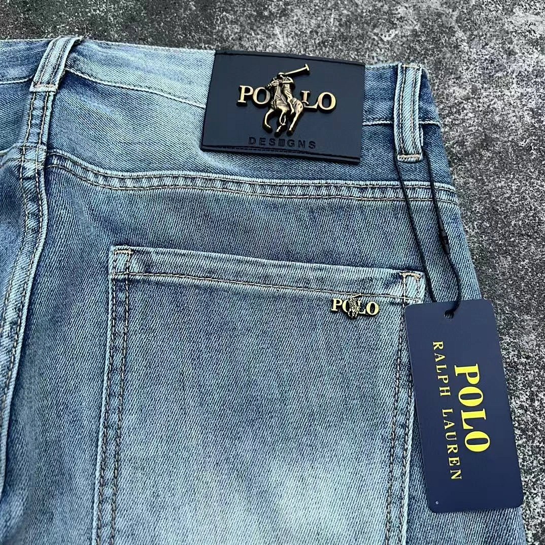 Design Straight Fit Light Wash Jeans product detail 2 in Litbuy spreadsheet finds