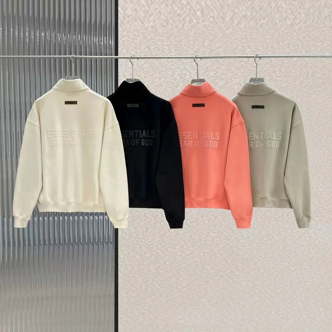 Stand Collar Zip Cardigan Top