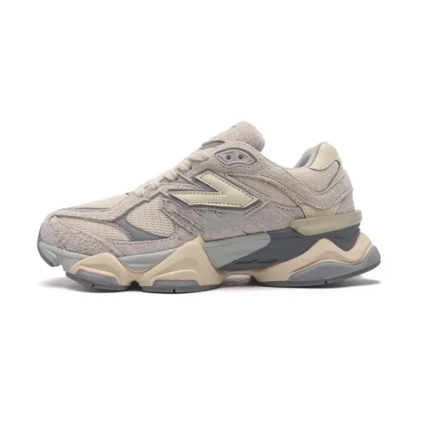 New Balance 9060 Off-White Inspired Cream White Chunky Sneakers - 19