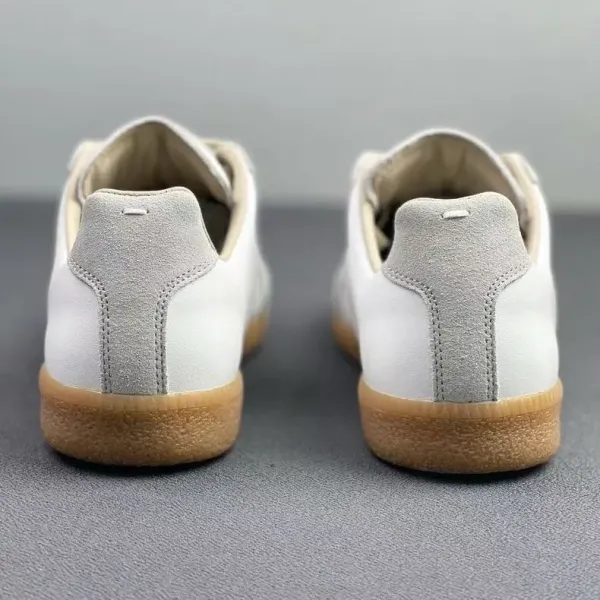 Maison Margiela Replica Sneakers Silver Gray Suede Sneakers - 5