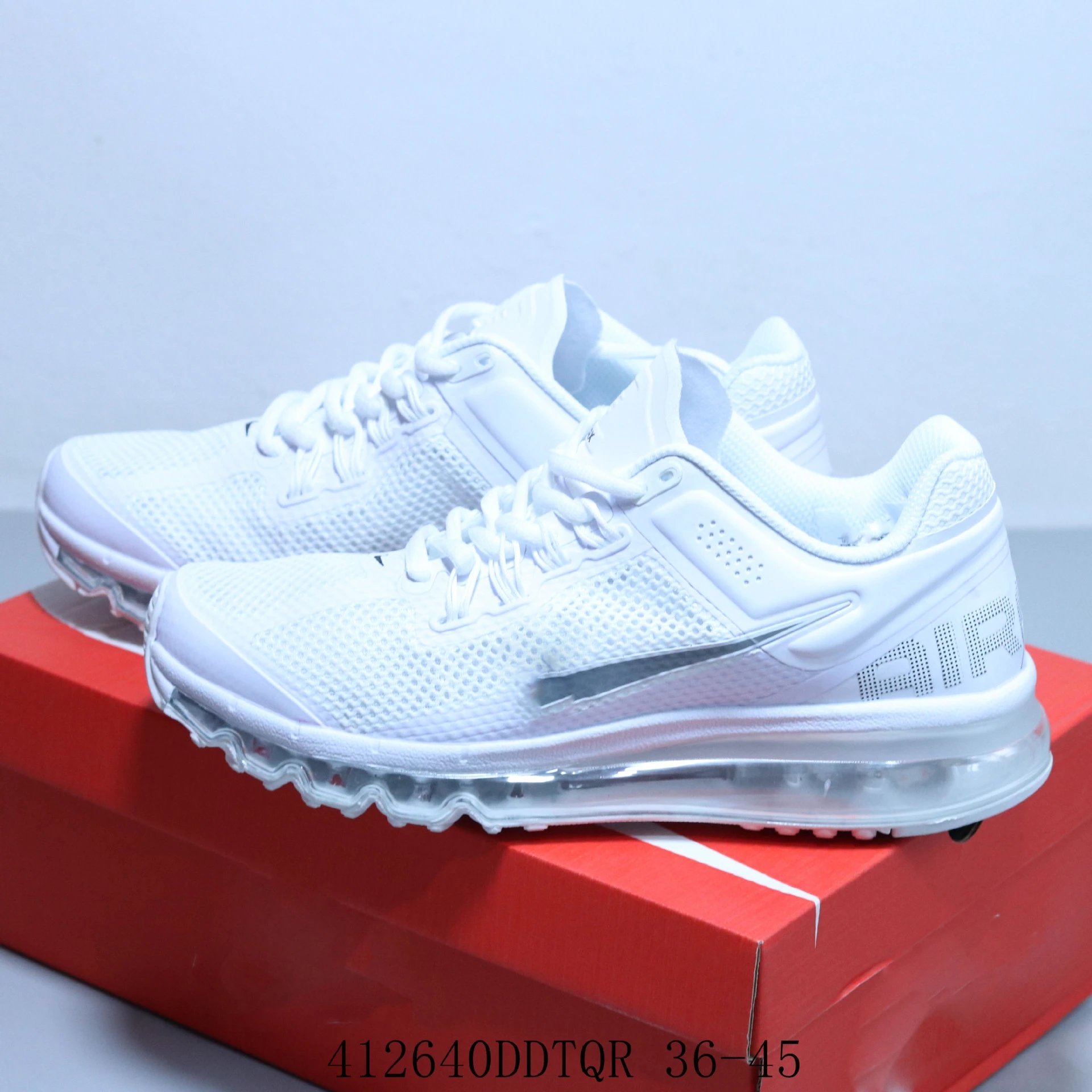 Nike Air Max 2013 All Black Running Shoes - 3