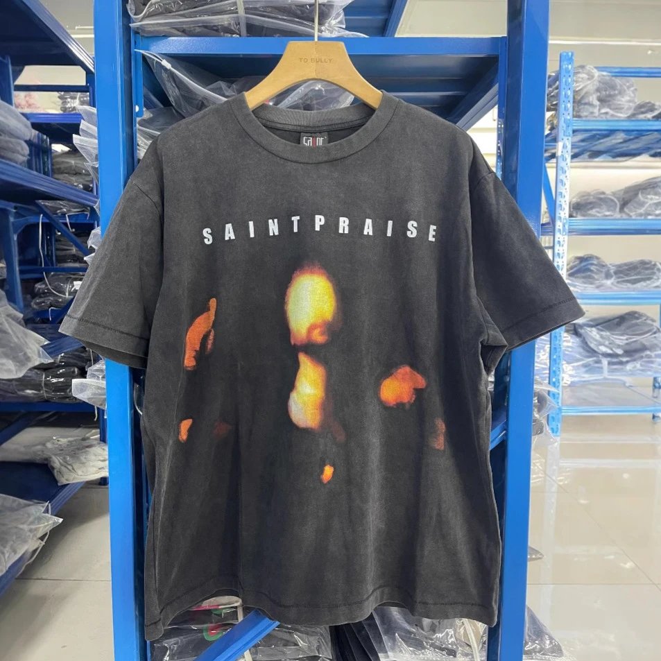 Graphic Print Black Vintage Band T-Shirt Collection