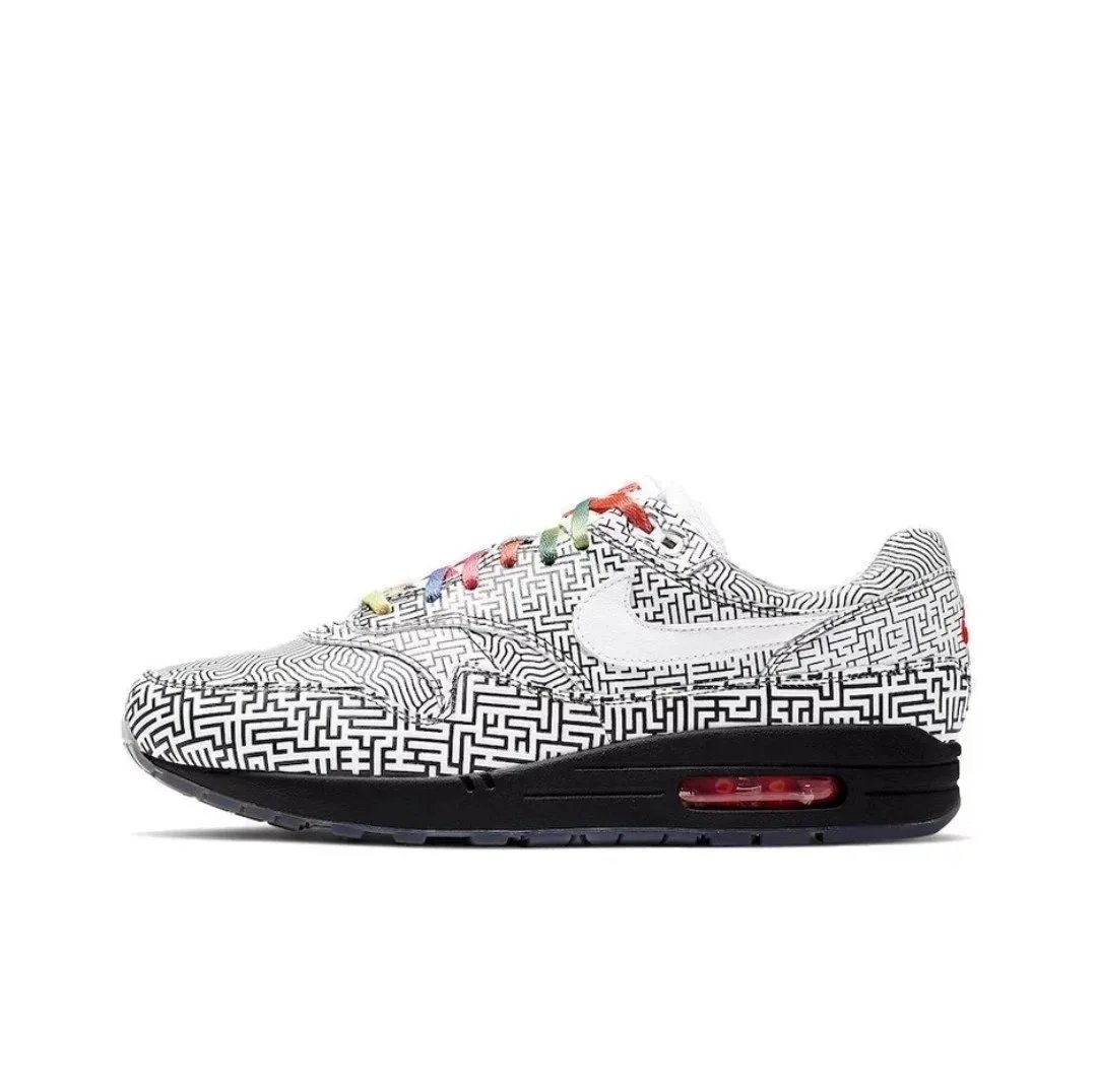 Nike x Keith Haring Air Max 1 White Black Multicolor Sneakers