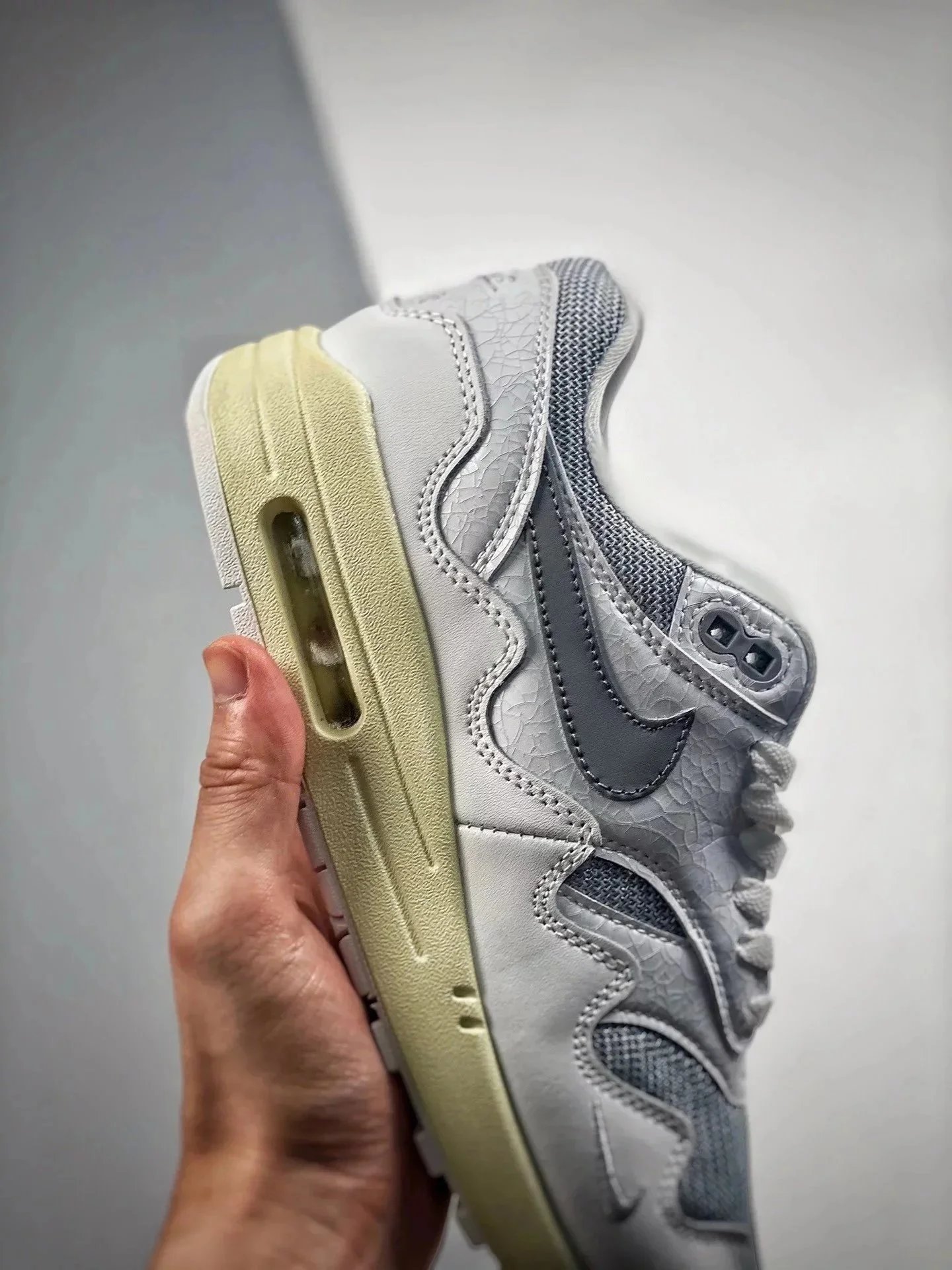 Nike Air Max 1 Wave Burgundy Sneakers - 7