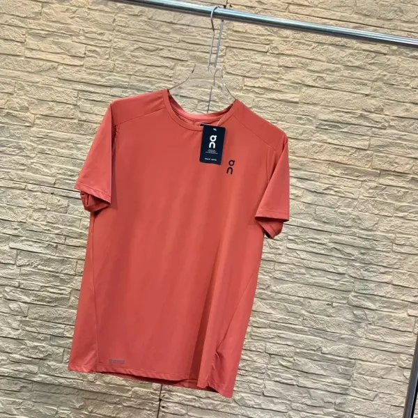 On Running Performance T-Shirt Blue Activewear - 17