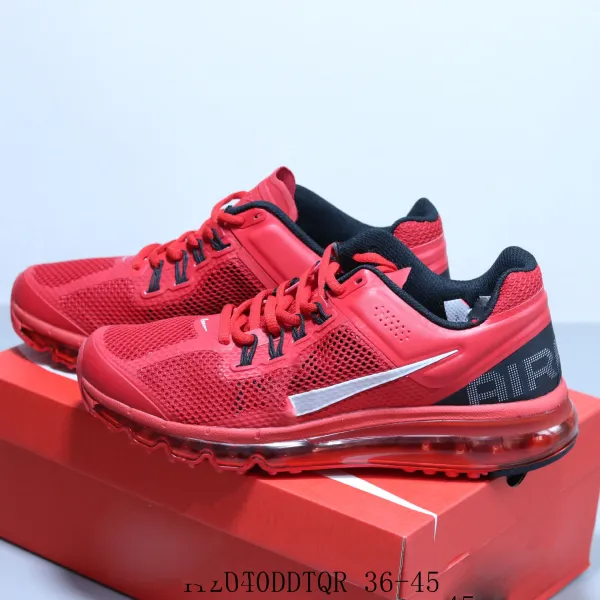 Nike Air Max 2013 All Black Running Shoes - 4