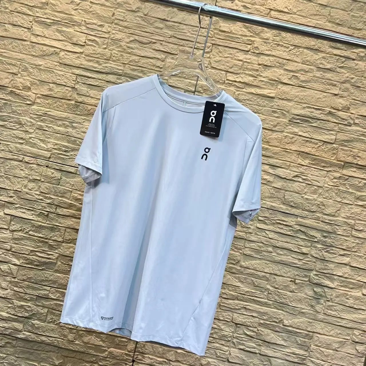 On Running Performance T-Shirt Blue Activewear - 20
