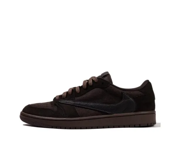 Travis Scott x Nike Air Jordan 1 Low OG 'Mocha' Sneakers - 1