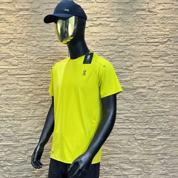 On Running Performance T-Shirt Blue Activewear - 8