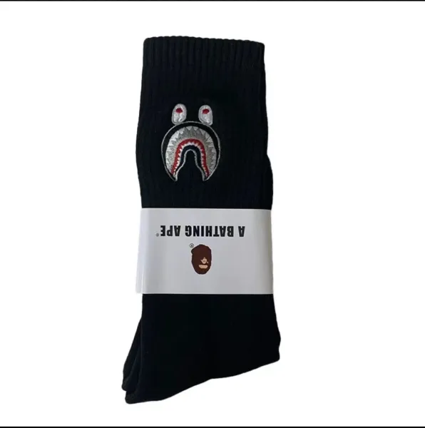 A Bathing Ape Pink Camo Ape Head Socks - 10
