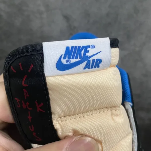 Nike x Travis Scott Air Jordan 1 Low OG 'Black' Sneakers - 3