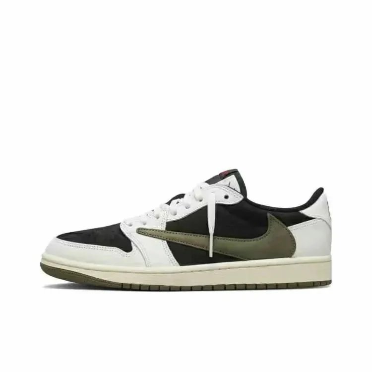 Inverted Hook - Black Green Olive