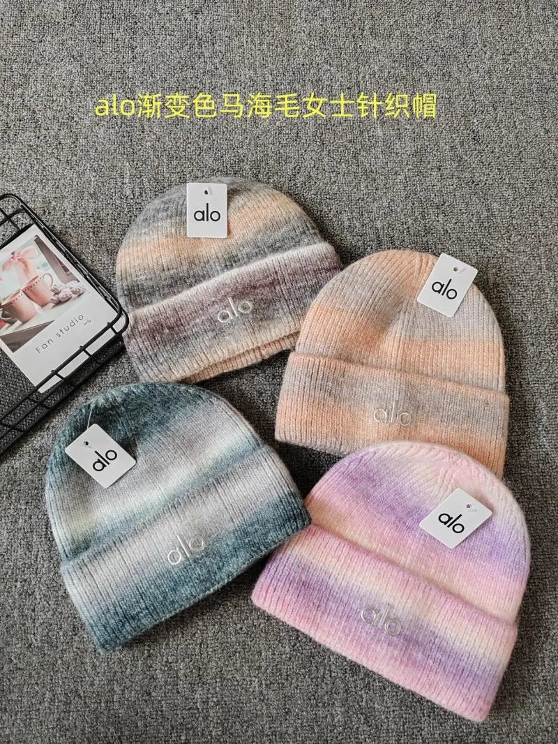 Alo Yoga Tie-Dye Beanie Pink Purple Multicolor - 4