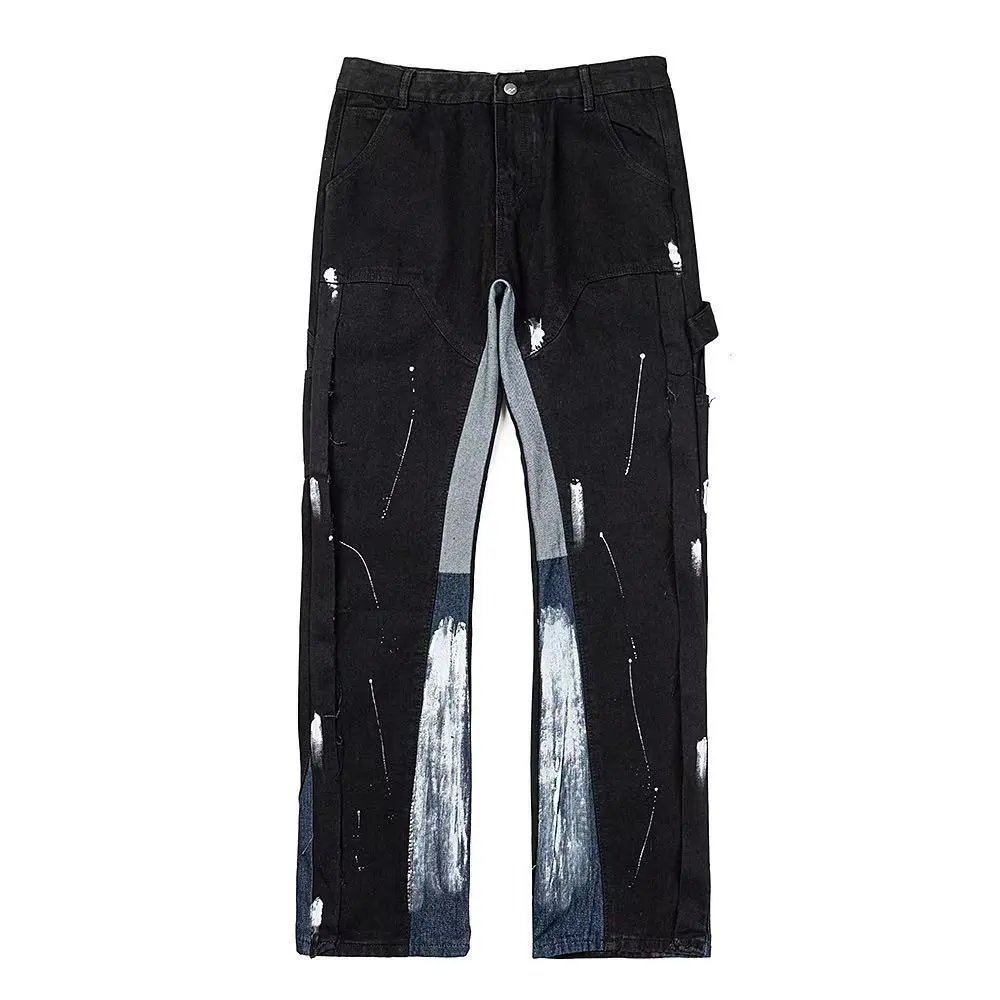 Gucci GG-Embroidered Distressed Denim Jeans - 17