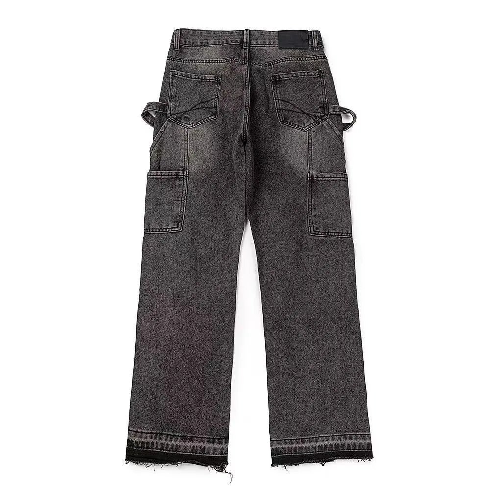 Gucci GG-Embroidered Distressed Denim Jeans - 8