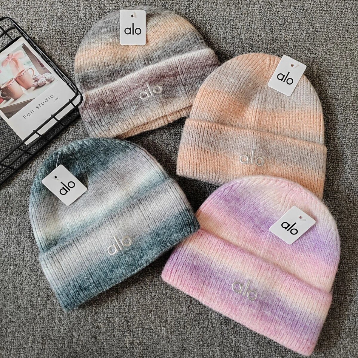 alo Gradient Knit Beanie